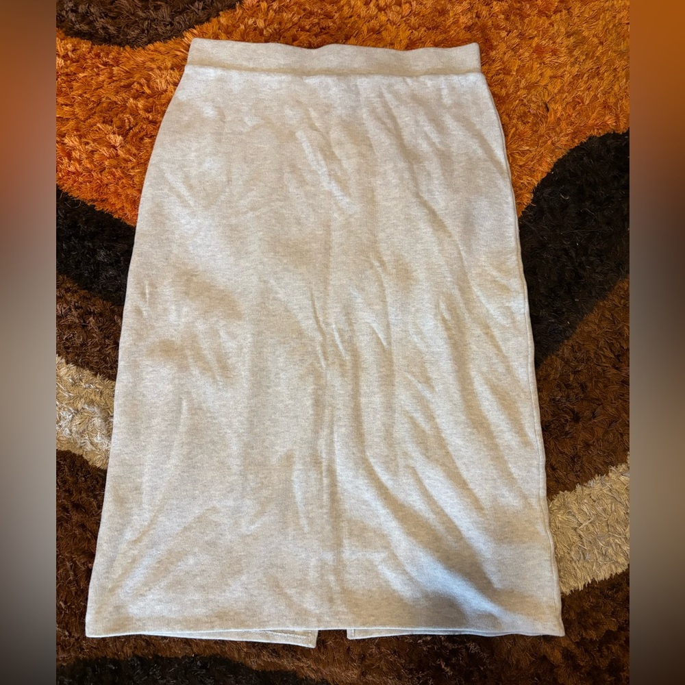 Old Navy, Gray, Ribbed, Skirt